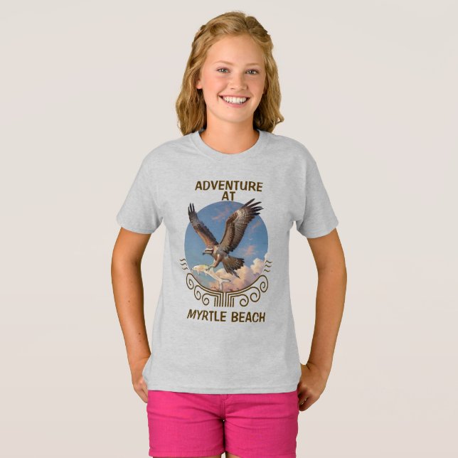 Camiseta Praia de Myrtle (Frente Completa)