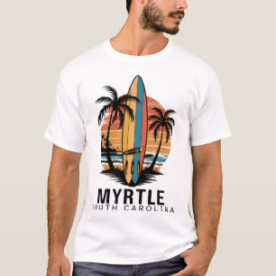 Camiseta Praia de Myrtle Carolina do Sul Surfe Surfista _1