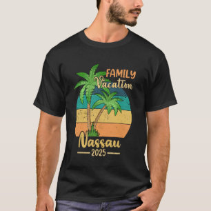 Camiseta Praia de Nassau Bahamas Férias em Família Verão 20