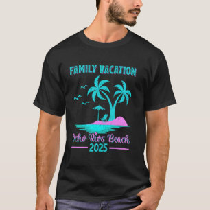 Camiseta Praia de Ocho Rios Jamaica Férias em Família 2025 