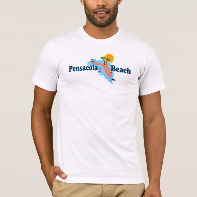 Camiseta Praia de Pensacola (Frente)
