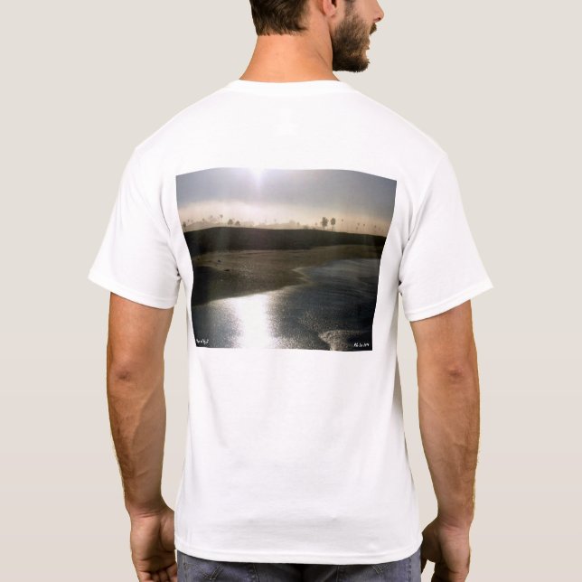 Camiseta Praia de Playa del Rey às 6 da manhã (Verso)