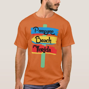 Camiseta praia de pompano
