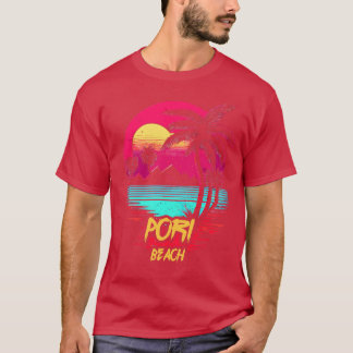 Camiseta Praia de Pori de Praia Retrowave