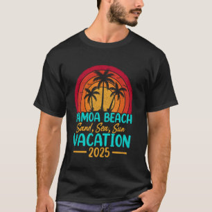 Camiseta Praia de Samoa Mar Sol Férias 2025