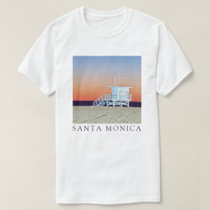 Camiseta Praia de Santa Mônica Los Angeles, Califórnia