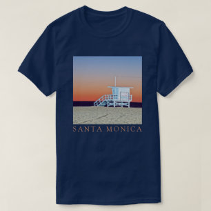 Camiseta Praia de Santa Mônica Los Angeles, Califórnia