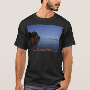 Camiseta Praia de Shelley, Kaipara, Nova Zelândia, Aotearo