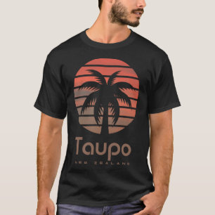 Camiseta Praia de Souvenir, Viagem de Feriado da Nova Zelân
