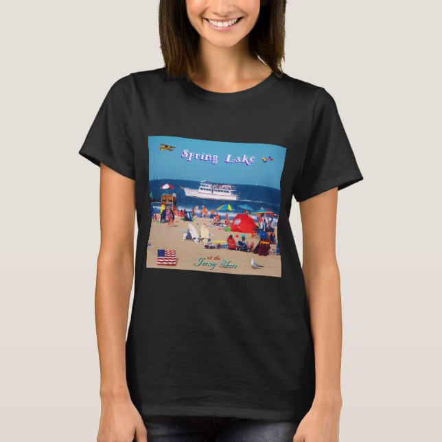 Camiseta Praia de Spring Lake NJ (Frente)