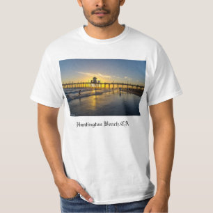 Camiseta praia de Sunset@Huntington, CA