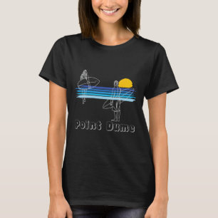 Camiseta Praia de Surf do Ponto Dume Rapaz Moça de Surf