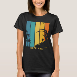 Camiseta Praia de Surf Sopelana Espanha