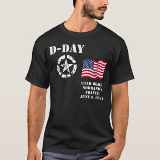Camiseta Praia de Utá, Normandy, France, o 6 de junho de