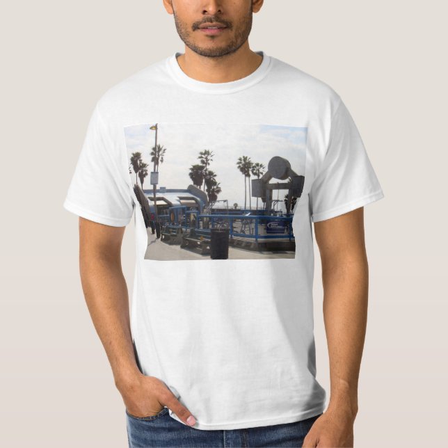 Camiseta Praia de Veneza, Califórnia (Frente)