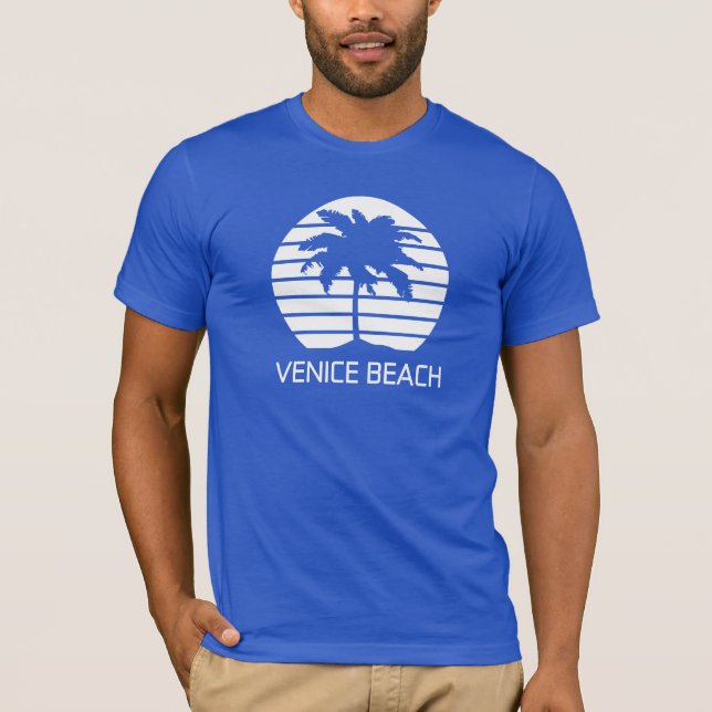 Camiseta Praia de Veneza retro (Frente)