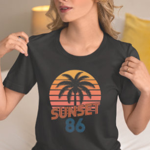 Camiseta Praia de Verão Vintage dos Anos 80