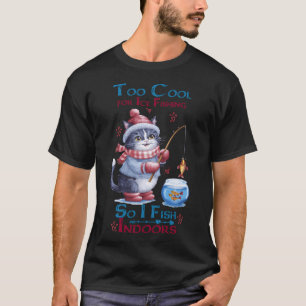 Camiseta Praia de Wrightsville Pesca no Gelo