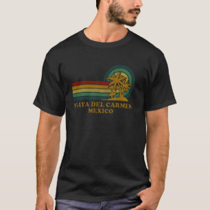 Camiseta Praia Del Carmen México Férias de Verão em Família