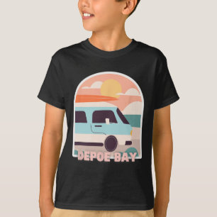 Camiseta Praia Depoe Y Cores Pastel Retro Sol E Surfe