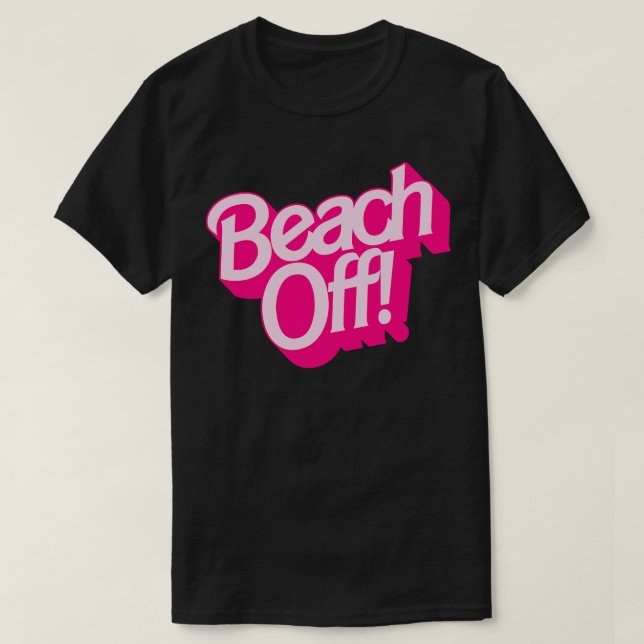 Camiseta Praia desligada (Frente do Design)