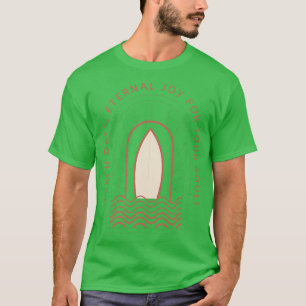 Camiseta Praia Dias de Alegria Eterna para Sua Alma