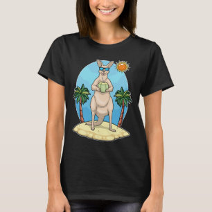 Camiseta Praia do Canguru Verão de Coco