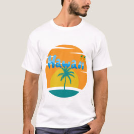 Camiseta praia do Havaí
