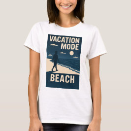 Camiseta Praia do modo de férias