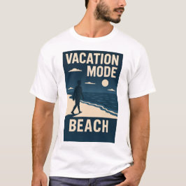 Camiseta Praia do modo de férias