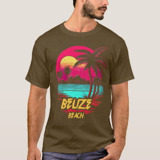 Camiseta Praia do Retrowave Beach Belize