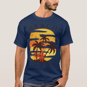Camiseta Praia É Melhor Ter Meu Tesouro De Dinheiro Metal D