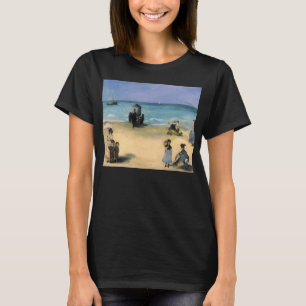 Camiseta Praia em Boulogne de Edouard Manet, Arte Antigo