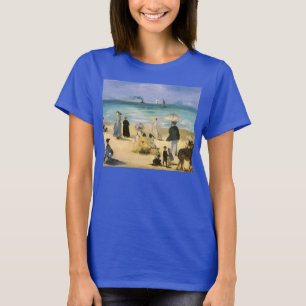 Camiseta Praia em Boulogne de Edouard Manet, Arte Antigo