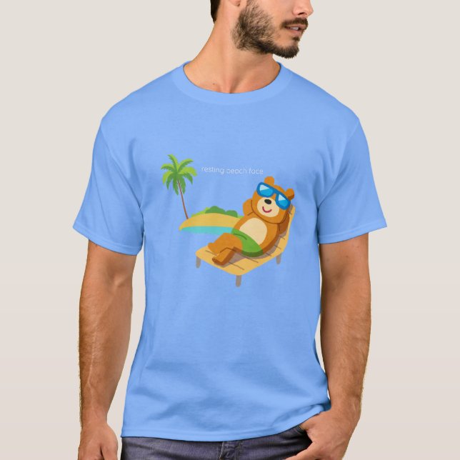 Camiseta PRAIA EM DESCANSO FACE belly hippo Boynton T-Shirt (Frente)