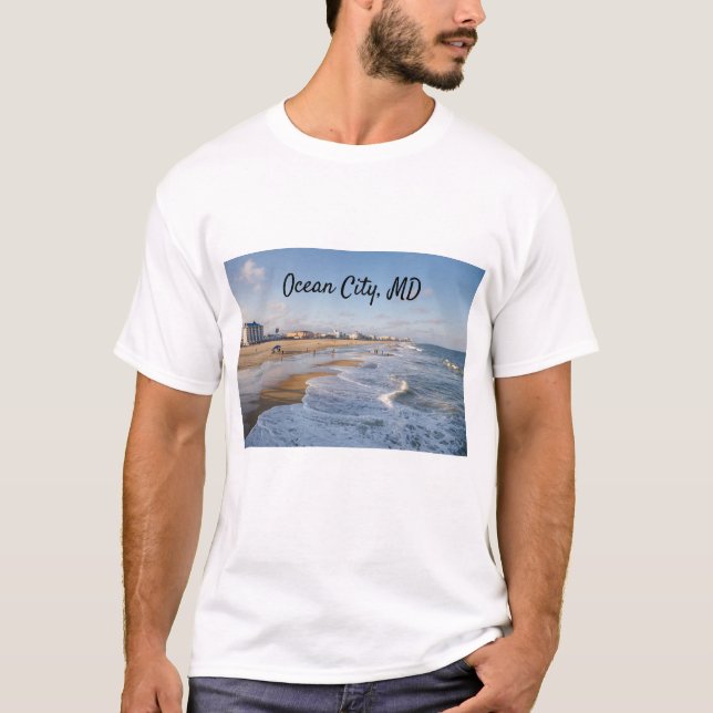 Camiseta Praia em Ocean City, Maryland (Frente)