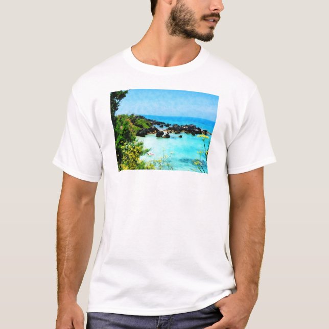 Camiseta Praia em St. George Bermudas (Frente)