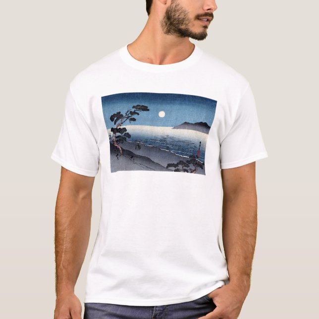 Camiseta Praia enluarada em Japão no.2 (Frente)