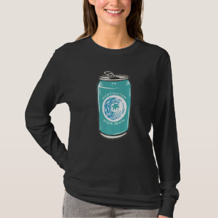 Camiseta Praia Estadual de Huntington Califórnia Ca Lata de