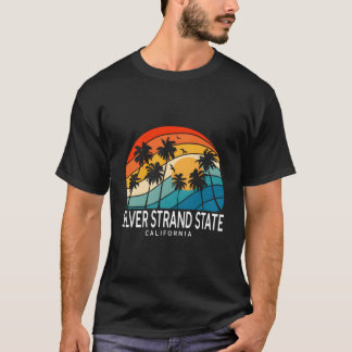 Camiseta Praia Estadual Silver Strand Califórnia Tropical