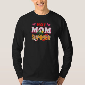 Camiseta Praia Gráfica de Verão da Hot Mãe