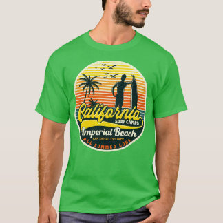 Camiseta Praia Imperial do Campo Surf da Califórnia