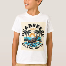 Camiseta praia infantil