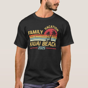 Camiseta Praia Kauai Havaí Férias em Família 2025 Combinand