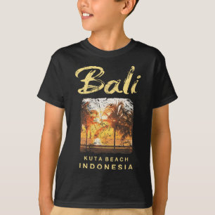 Camiseta Praia Li Kuta Indonésia Surf Vintage Homens Mulher
