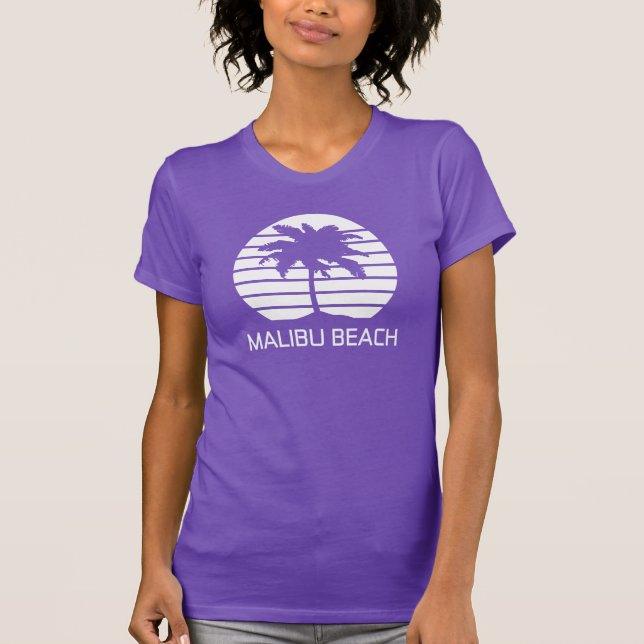 Camiseta Praia Malibu Retro (Frente)