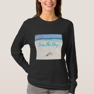 Camiseta praia marítima de verão para homens mulheres vibra