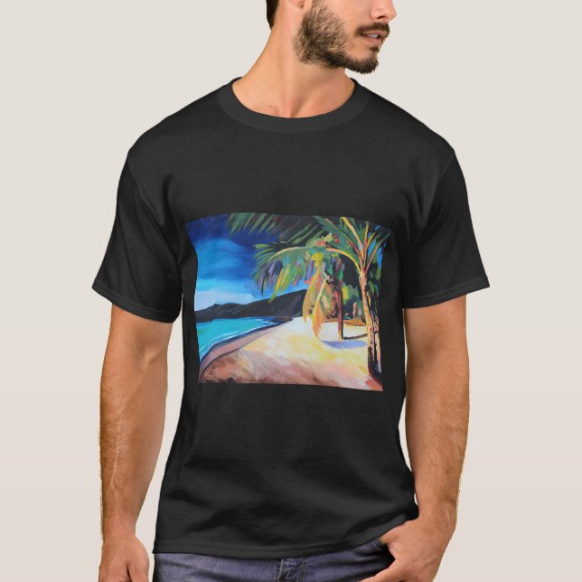 Camiseta Praia Na Rua De Magen. Thomas Usvi - (Frente)