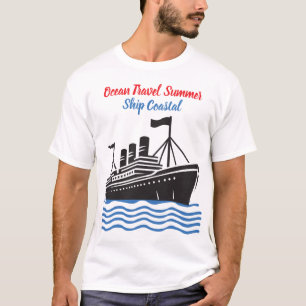 Camiseta Praia & Navio Projeto Costeiro – Viagem Oceânica d