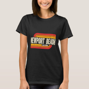 Camiseta Praia Newport Califórnia Ca Cidade Vintage